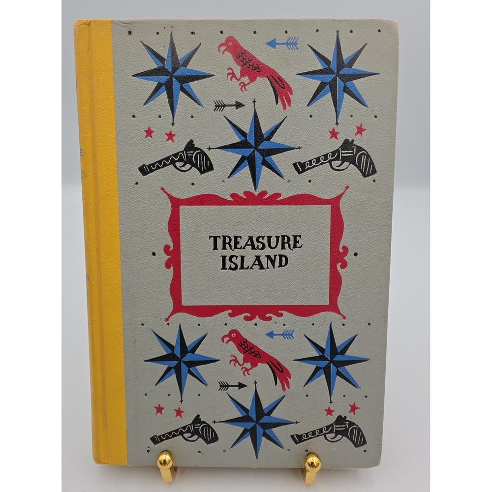 Treasure Island by Robert Lewis Stevenson - Junior Deluxe Editions 1954 HC
